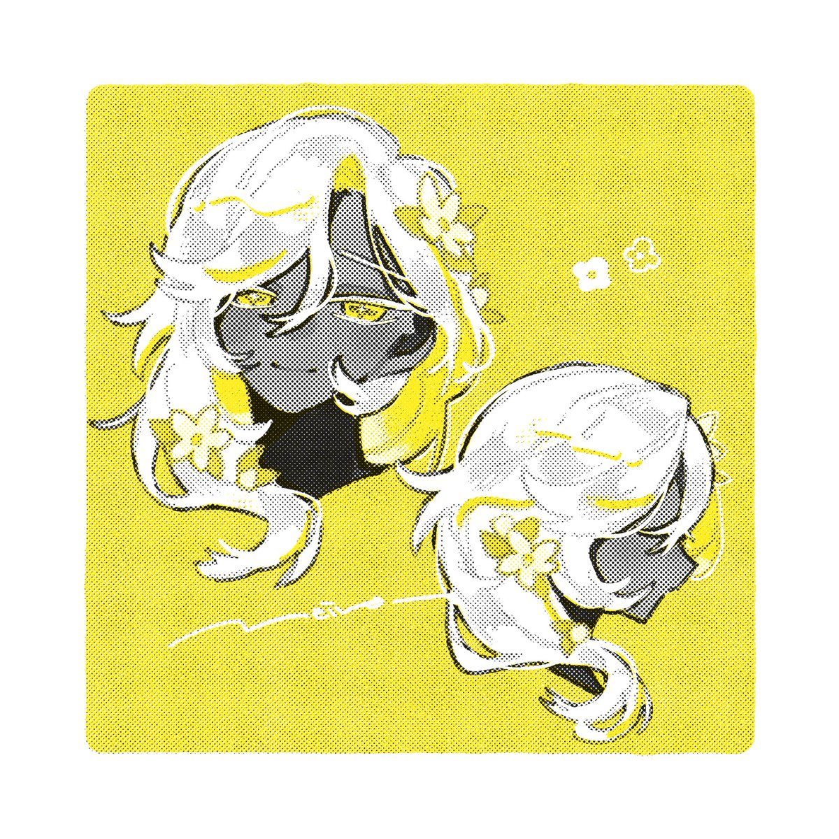 meiro___'s tweet photo. はやってるやつかわいい💛💙 https://t.co/WbE2UdgHZC