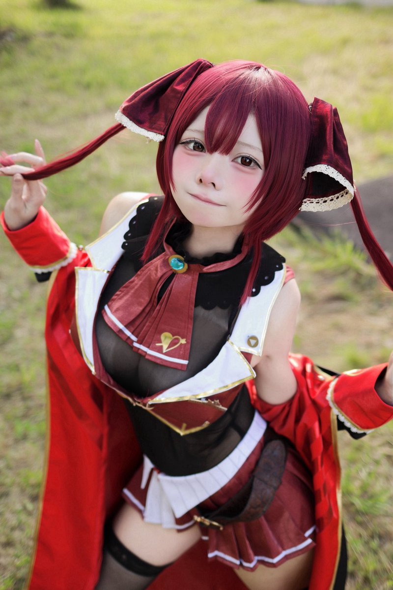 rukiruki00's tweet photo. コスプレ/宝鐘マリン🏴‍☠️

…❤

#マリンのお宝 https://t.co/412iPF0mCd