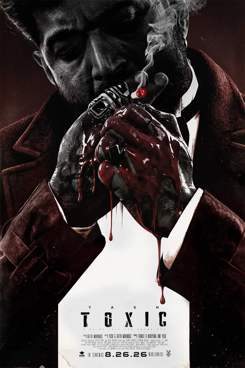 No_one_91_'s tweet photo. What. A. Poster. 🔥

#ToxicTheMovie #Toxic #Yash https://t.co/OSEbX9l43X