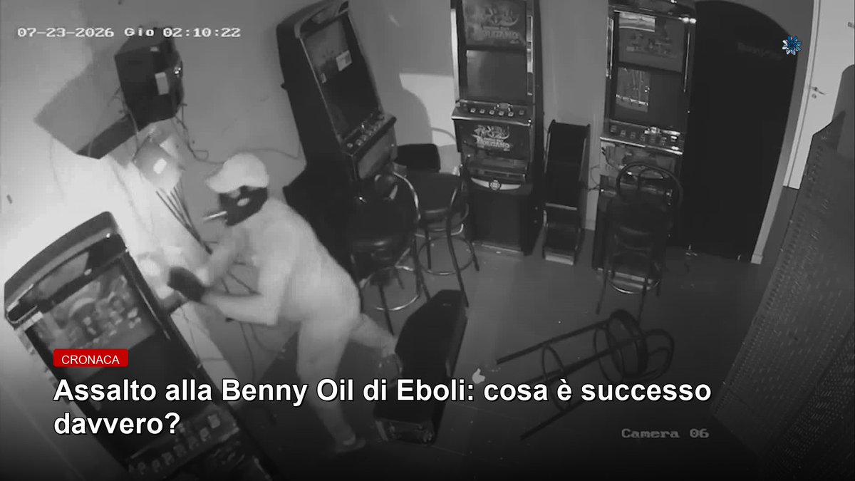 LIRATV's tweet photo. Tre banditi hanno assaltato l'area di servizio Benny Oil a Eboli, sfondando la saracinesca e rubando merce, gratta e vinci, due macchine VLT e il cambiamonete, nonostante l'attivazione degli…

👉 Approfondisci sul sito o su Liratv Play

#carabinieri #eseiprotagonista #furto https://t.co/ICr7ApxMfp