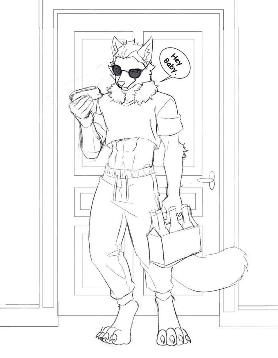 Sammystix001's tweet photo. Can't say less
I'm enjoying myself afterall 😎
#furryart #customfursona #furrycharacter #furrycommission #wolfsona #samhart https://t.co/I6EcZOBnyB