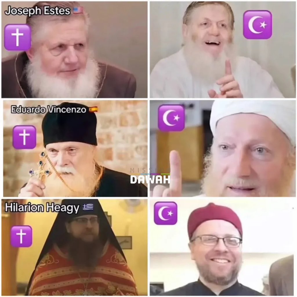 gumseewadaa's tweet photo. Christian Pastors Reverted to Islam after knowing Islam is the only religion thatt worships the real God and Jesus was the Messenger of Allah 🍃🤍✨ https://t.co/3TOPQbCb24
