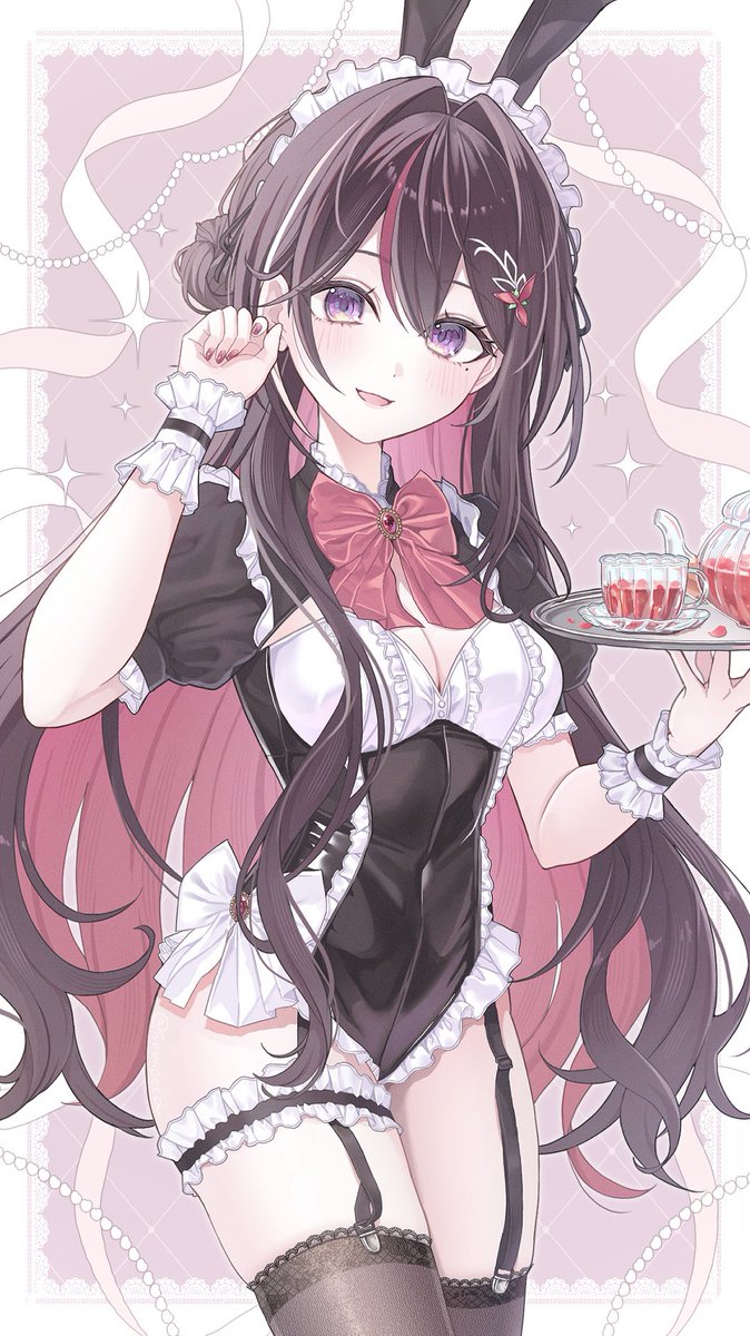 srmocca's tweet photo. いらっしゃいませ🩷🫖
#AZKiART https://t.co/7GrNLh7tsf