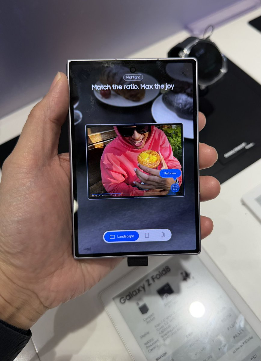 mikes511's tweet photo. @SamsungPH The future unfolds here. 📱🔥
Samsung Galaxy Z Fold6—sleek, powerful, and built for those who want more from their smartphone. #GalaxyZFold6 #Samsung #GalaxyAI https://t.co/PSNeQOFci6