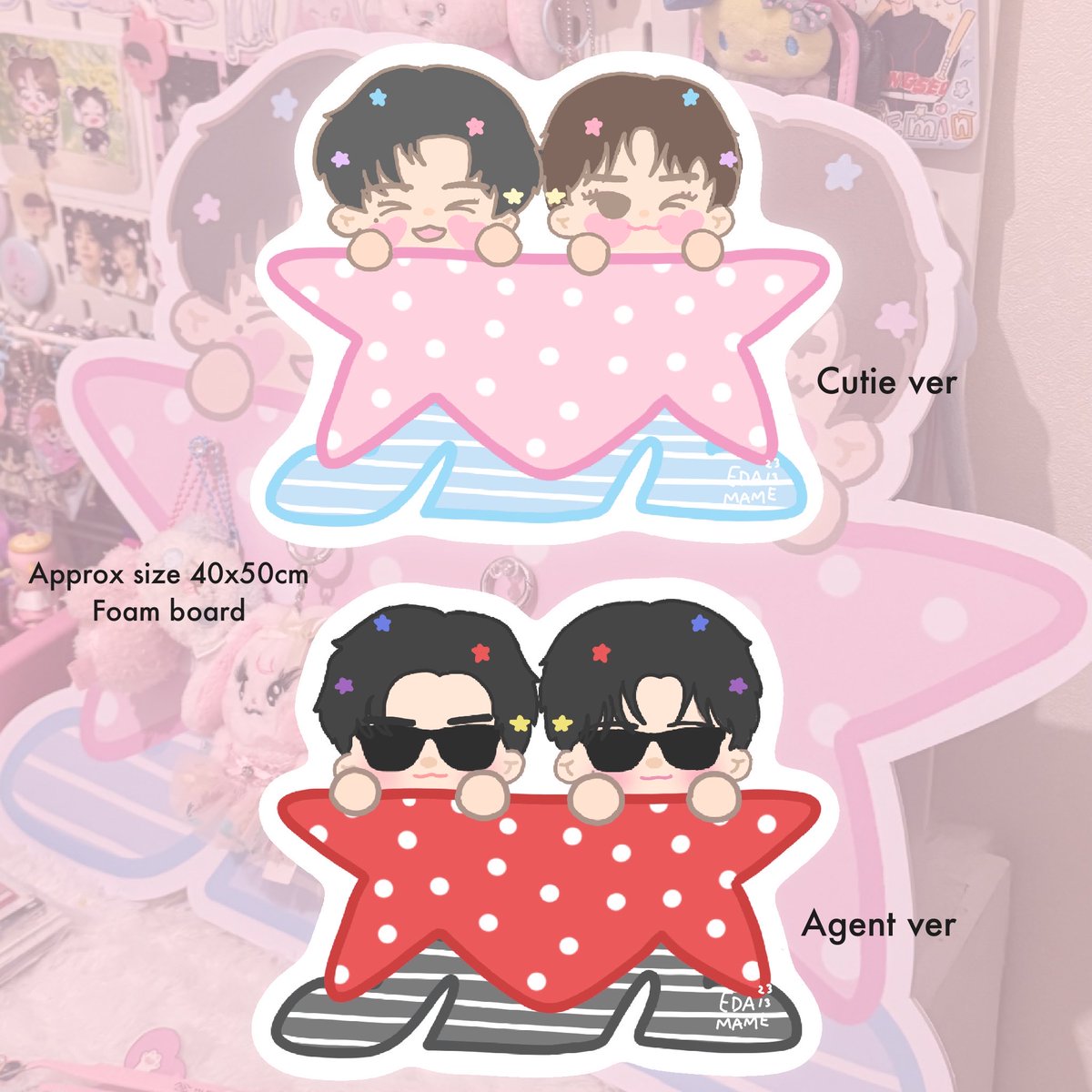 edamame2313's tweet photo. [HELP RT] 

bothsides board by edamame2313 
🔗 https://t.co/bub3HK1f7L
📆 PO date 23 July - 05 Aug 

material detail, size, versi, sama harga ada di form yap💗 

if you have any questions boleh reply! https://t.co/BuZWXl4J8F