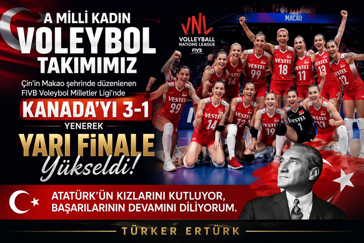 Orsatramola's tweet photo. Atatürk'ün kızlarını kutluyor başarılarının devamını diliyorum. https://t.co/uorkuP7FTS