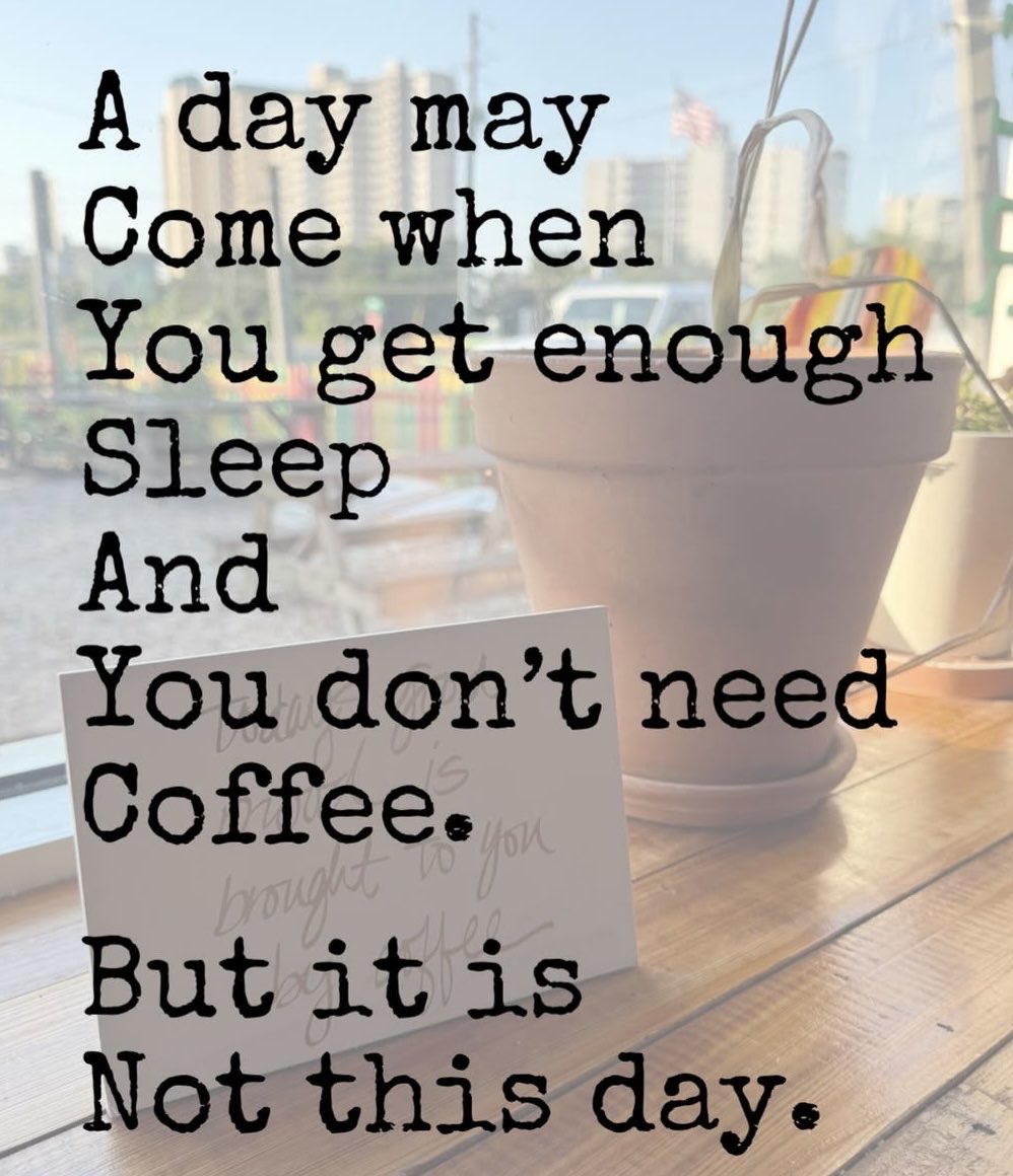 karrie_joy's tweet photo. Idk if there is enough coffee in the world to help after that horrible night of sleep. But I’m gonna try to find out…..not a quitter ☕️🤪
#sleepfairyskippedme
#allthecoffee
#isitbedtimeyet https://t.co/p4u3rHNMi3