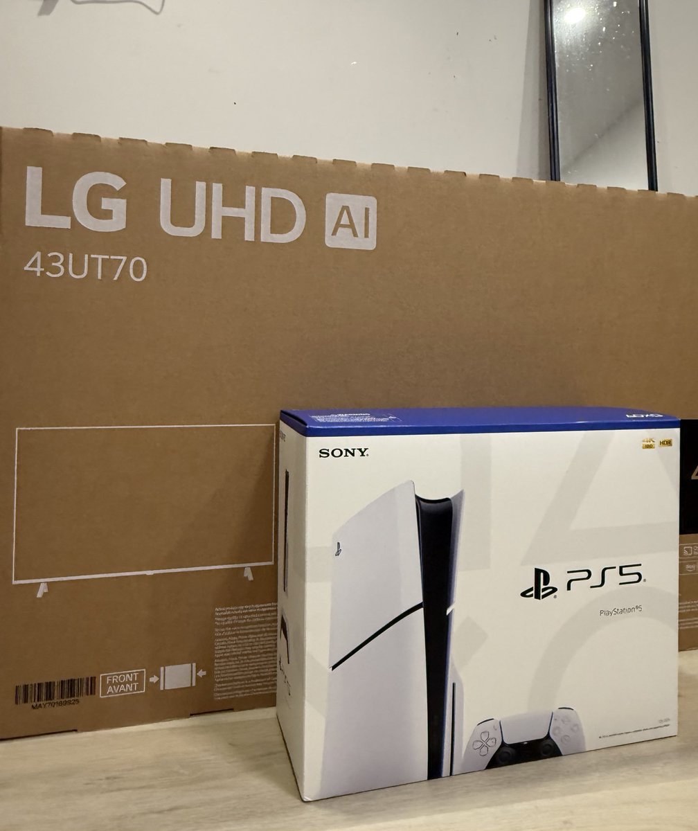abokinorthside's tweet photo. PS5 Slim Disk 1TB — ₦980,000
PS5 Slim Digital 1TB — ₦910,000
PS5 Pro Digital 2TB — ₦1,560,000
PS5 Controller  — ₦110,000 https://t.co/FydL5Gt8po