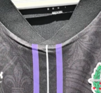 pote_isma's tweet photo. @realvalladolid @Reebok Y unas líneas acaba rectas....y en la camiseta de atrás en curva....entre las diferencias en la ubicación del logo y el escudo en la primera equipación, que unas tallas tengas más franjas violetas que otras.... y estos detalles...Parece que Reebok va a ser la nueva Castore https://t.co/44rHibyxGz
