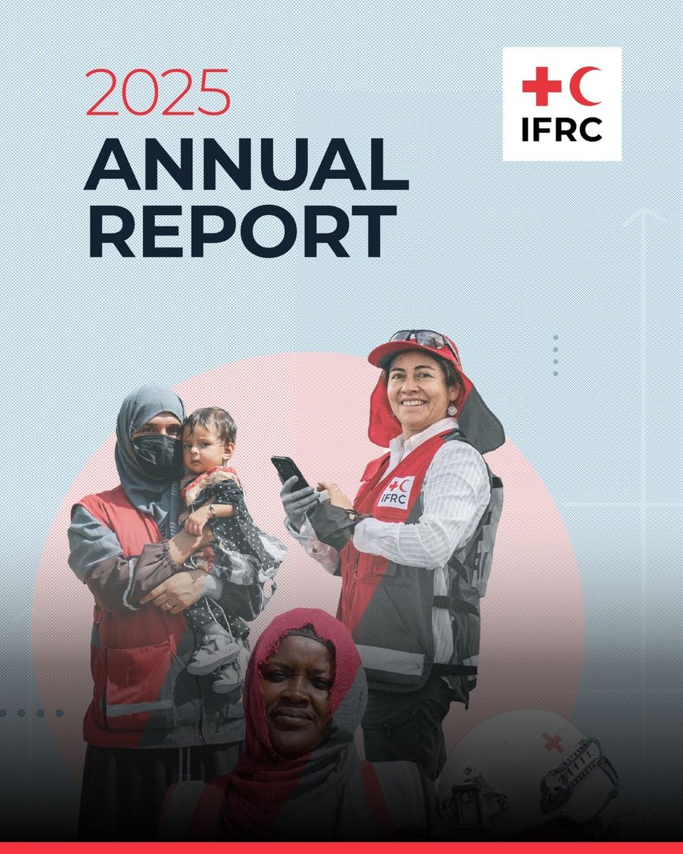 jagan_chapagain's tweet photo. Welcome to the @IFRC 2025 Annual Report.
 
2025 was marked by increasingly complex crises and growing challenges to humanitarian action. We also mourned the loss of 27 National Society volunteers and staff who died in service.
 
Yet our global network remained steadfast. Powered by 18.3 million volunteers, National Societies continued to stand with communities wherever needs emerged, often as the last consistent humanitarian presence.
Local action is not only the right approach. It is the future of effective humanitarian action.
 
Thank you to our volunteers, donors, partners and supporters who make this work possible.
 
Read the annual report 2025: https://t.co/RAyMiH5UAo