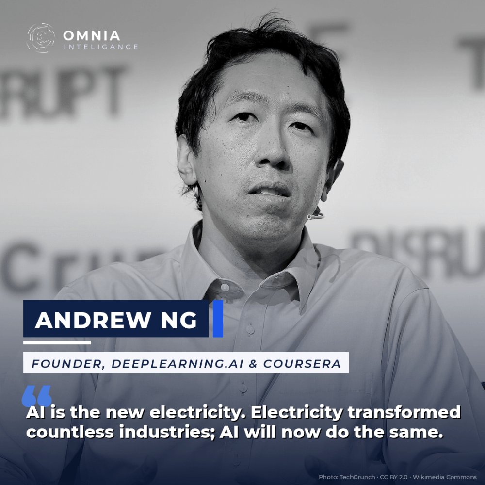JablonskiF44902's tweet photo. Just as electricity transformed every industry, AI is becoming the foundation of the next era of innovation. Andrew Ng reminds us that organizations embracing AI today are positioning themselves for tomorrow's opportunities. https://t.co/q3tyccf1VX