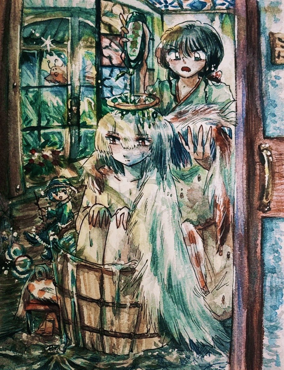 TerrilianExpo's tweet photo. アナログで絵を描いています！
日常の中に潜む非日常さが好きです！
前反応巡回させていただきます🙇
よろしくお願いいたします！
＃絵描きさんと繋がりたい
#自創作に狂っている人間と繋がりたい
#初夏の創作クラスタフォロー祭り
#イラスト #oc #アナログ #水彩 #一次創作 https://t.co/yNzynOkosL