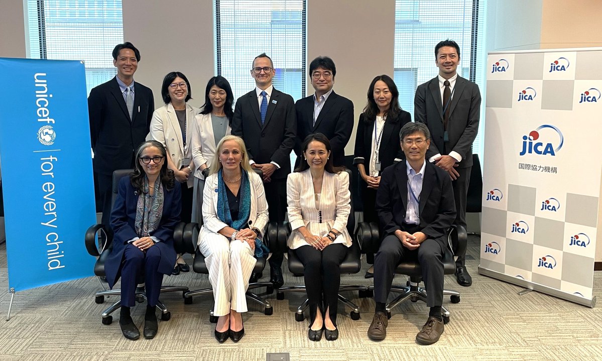 jica_direct_en's tweet photo. 【Working together to protect children’s futures 】
#JICA and #UNICEF held their annual consultation. https://t.co/CwCh8jtFV4