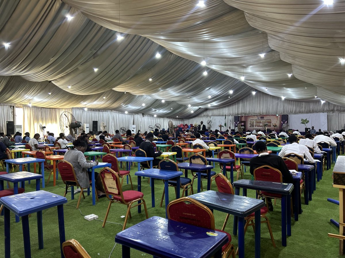 favouringfavour's tweet photo. How will you feel when you find yourself in this kind of hall as a student writing an exam? 
Me: OYO 🫠

#exam #invigilating #hall #chronicles #diary https://t.co/gb7w9ZdXbn