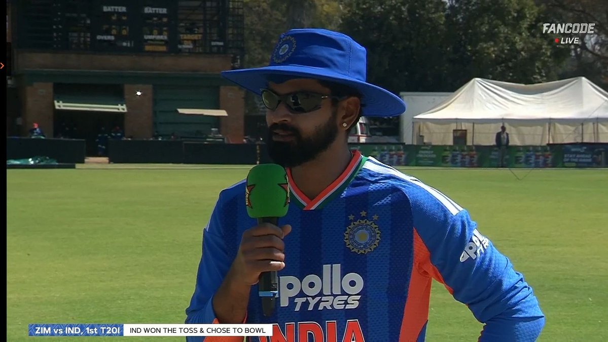 mufaddal_vohra's tweet photo. INDIA BOWLING FIRST AGAINST ZIMBABWE. 

India’s playing XI: 
Sooryavanshi, Abhishek, Kishan (WK), Iyer(C), Tilak, Rinku, Dube, Bishnoi, Prince, Ashok and Mayank. https://t.co/dI1YioGKd3