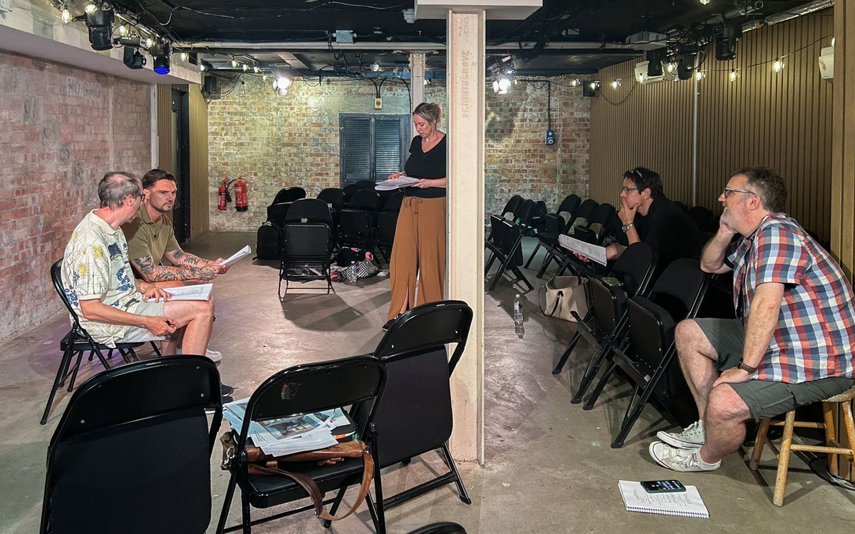 ZTRMovie's tweet photo. Last week rehearsing Zak The Ripper at The Glitch with Producers &amp; principal cast Sy Thomas, Tiff Stevenson, Jack Skipper. Lots of laughs - this is going to be a very fun film to make!

#FeatureFilm #BritishFilm #Filmmaking #UKFilm #BritishComedy https://t.co/igqehvU2bZ