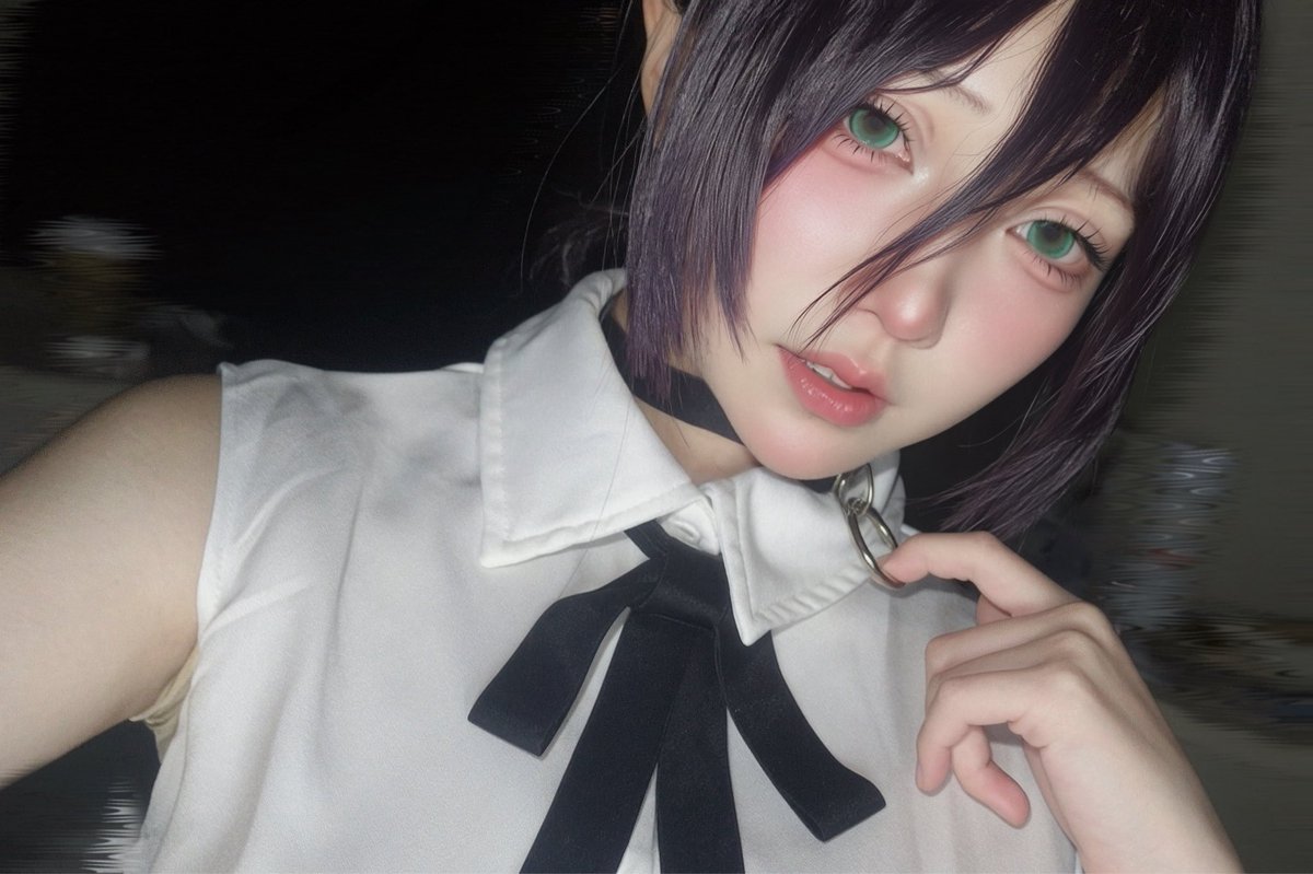 kaekae_3939's tweet photo. ハイライトなしの方がレゼっぽい https://t.co/RAJJYEAnRa