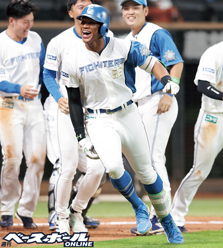 BaseBallMOnline's tweet photo. ✨㊗✨
日本ハム・万波中正選手　史上315人目!!
通算100本塁打達成👏👏

PROFILE▼
https://t.co/Loj0ewMtqj

おめでとうございます🎊🎉

#万波中正 #日本ハムファイターズ #lovefighters https://t.co/KOLyvSVjDF