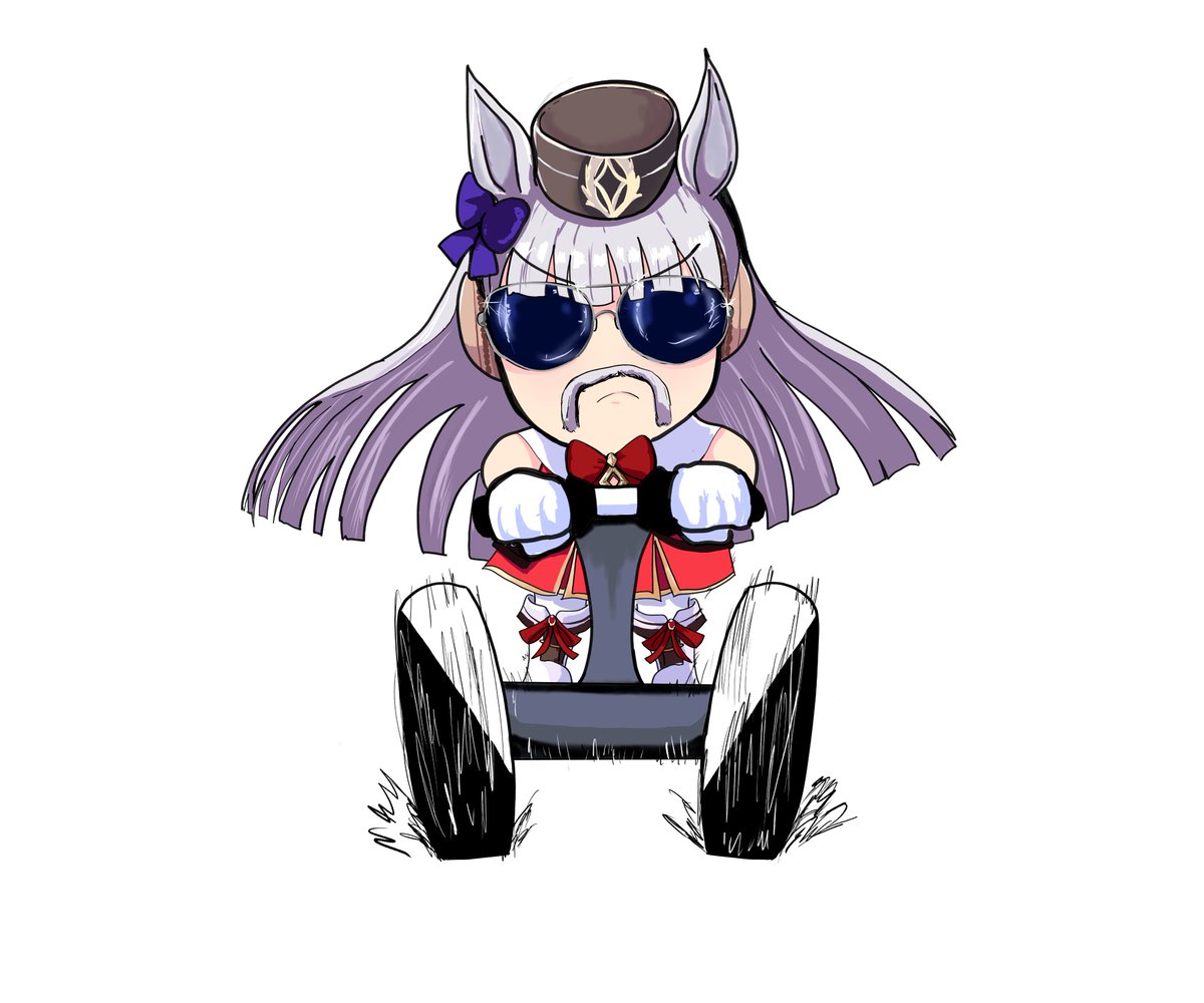 PP_Asper's tweet photo. The troll of Umamusume, Goldship! This time in sticker form and in 2 versions.

#umamusume #umamusumefanart #umamusumeprettyderby #goldship #sticker #fanart #g1winner #funny https://t.co/f7IpW2sjQK