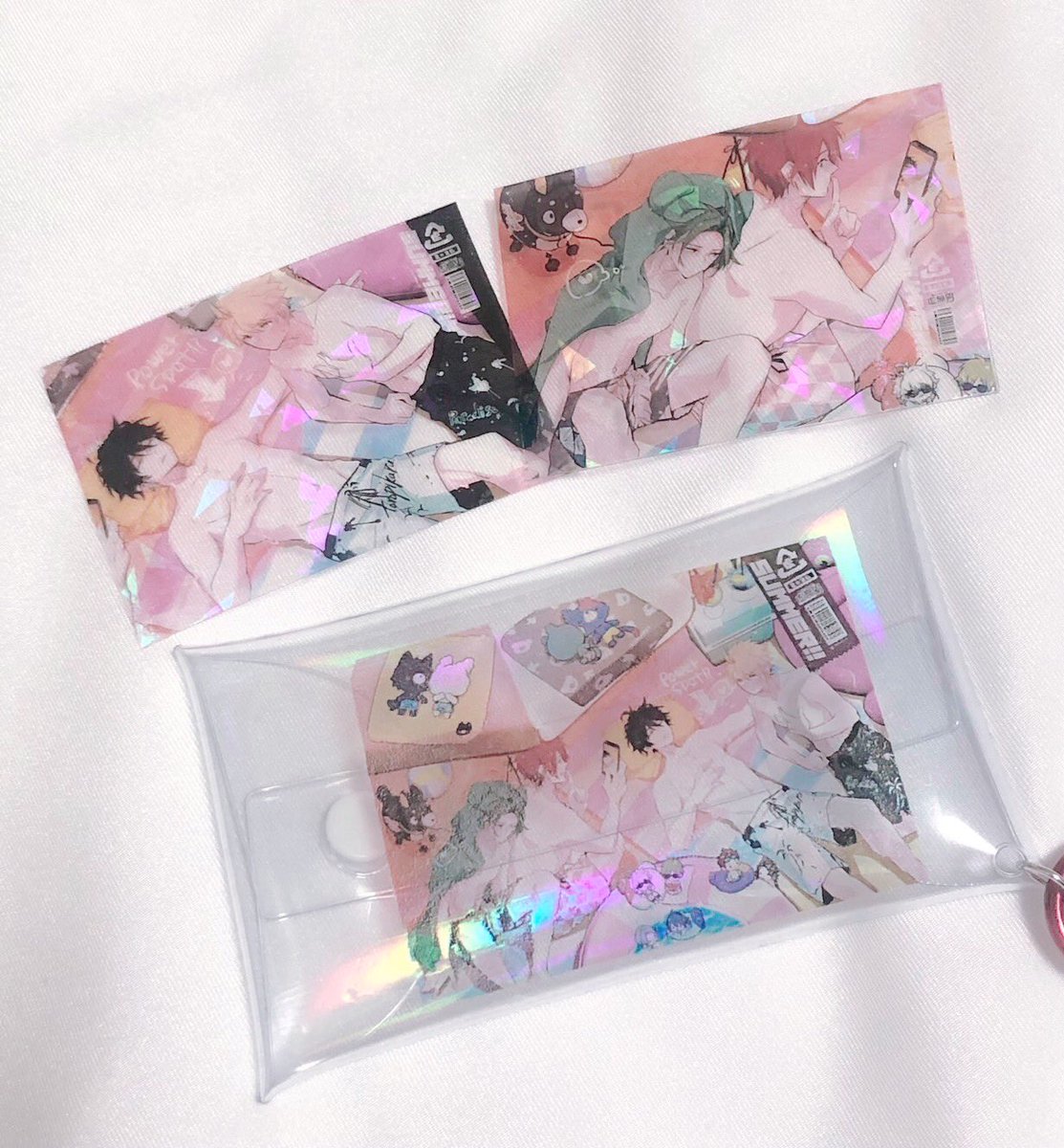 mayu_shagi_'s tweet photo. ネップリさせていただきました🫶
またネップリを使用してクリアカードとクリアポーチを作成させていただきました、これでたくさん持ち歩けるの幸せ☺️

いつも素敵なイラストありがとうございます🙇🏼‍♀️

#虚無男
#虚無男_社畜報告書 https://t.co/KqZX9E6Iq3