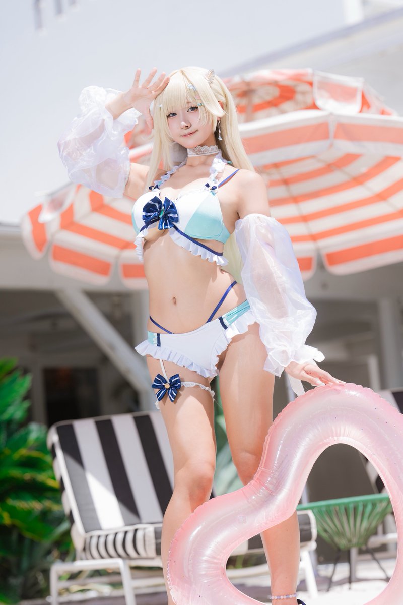 ⁺⁎✧cosplay⁎⁺˳✧༚ vspo!／藍沢エマ🥞💫 #vspoとてもかわちいサマー
