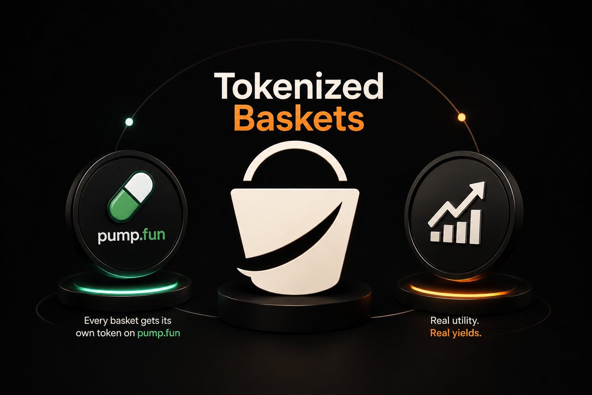 Bucketexchange's tweet photo. A big milestone for Bucket. 🪣

Tokenized Baskets are now available as an option when creating an index.

When enabled:

• Your basket automatically launches its own token on https://t.co/08SJxnK2gX.
• The basket page gets a new Token section with metadata, chart, contract address, market cap, holders, and more.
• The token is fully linked to its underlying index.

Next, we're connecting creator rewards directly to the underlying basket assets, so holding a basket token becomes much more than just holding another token.