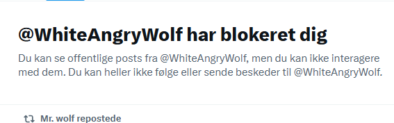 FurkanLyn's tweet photo. @WhiteAngryWolf @Mikkel_Bjorn @WhiteAngryWolf så tør man ikke mere. Stop med at græd 😂😂😂 https://t.co/KOS2YODCwM