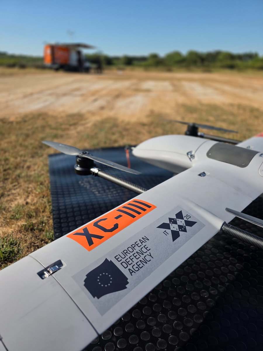 EUDefenceAgency's tweet photo. New mark for a new mission. 🇪🇺🇵🇹🇨🇭
Vehicles, drones and other military platforms taking part in 2026 #EUOPEX in Portugal or Switzerland will carry brand-new mission marks — a visible sign and recognition of their contribution to #EUdefence innovation. https://t.co/S99EzK9uak
