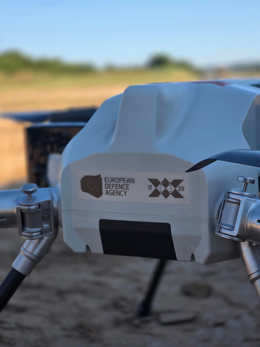 EUDefenceAgency's tweet photo. New mark for a new mission. 🇪🇺🇵🇹🇨🇭
Vehicles, drones and other military platforms taking part in 2026 #EUOPEX in Portugal or Switzerland will carry brand-new mission marks — a visible sign and recognition of their contribution to #EUdefence innovation. https://t.co/S99EzK9uak
