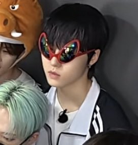 angeljinsik's tweet photo. it really is just junghoon and his alien sunglasses against the world https://t.co/nSrRIAGSdX