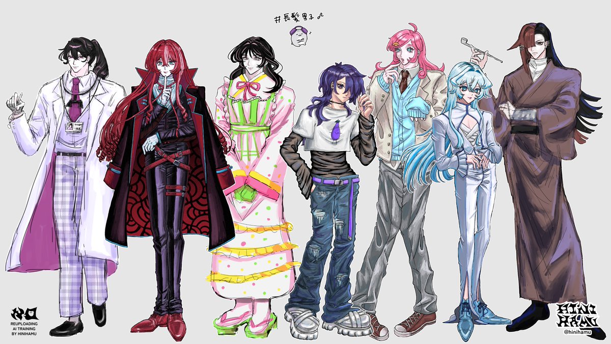 hinihamu's tweet photo. #長髪男子のイラストだけで興味を持ってくれる方へ届け https://t.co/Yd9GYqE2CP