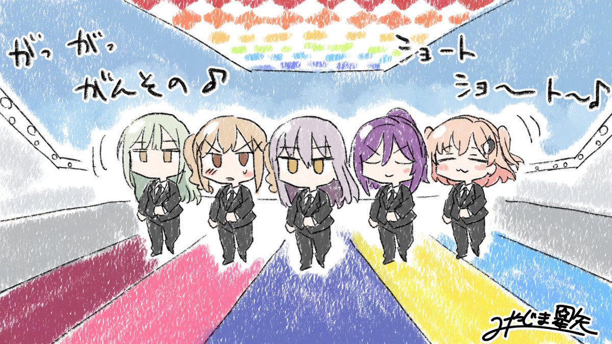 miyaji_maseiya's tweet photo. 「元祖！バンドリちゃん」第４２話をご覧頂きありがとうございました！
来週もよろしくお願いいたします！
#元祖バンドリちゃん
#バンドリ https://t.co/ls4r8FihCs