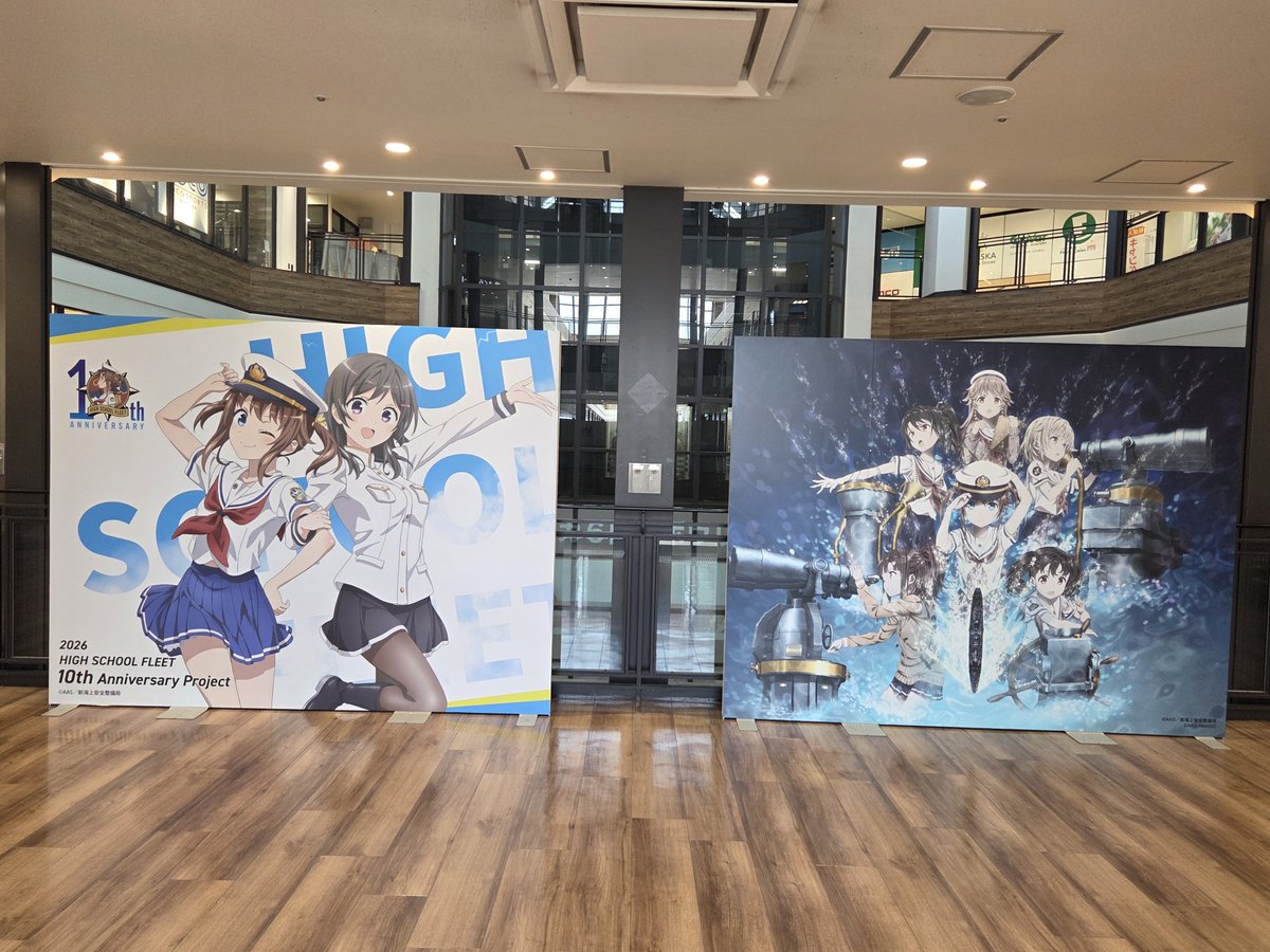 mitudora0622's tweet photo. 10周年記念展と物販に行ってきました。

#はいふり
#ハイスクール・フリート https://t.co/fUigbm9c4W