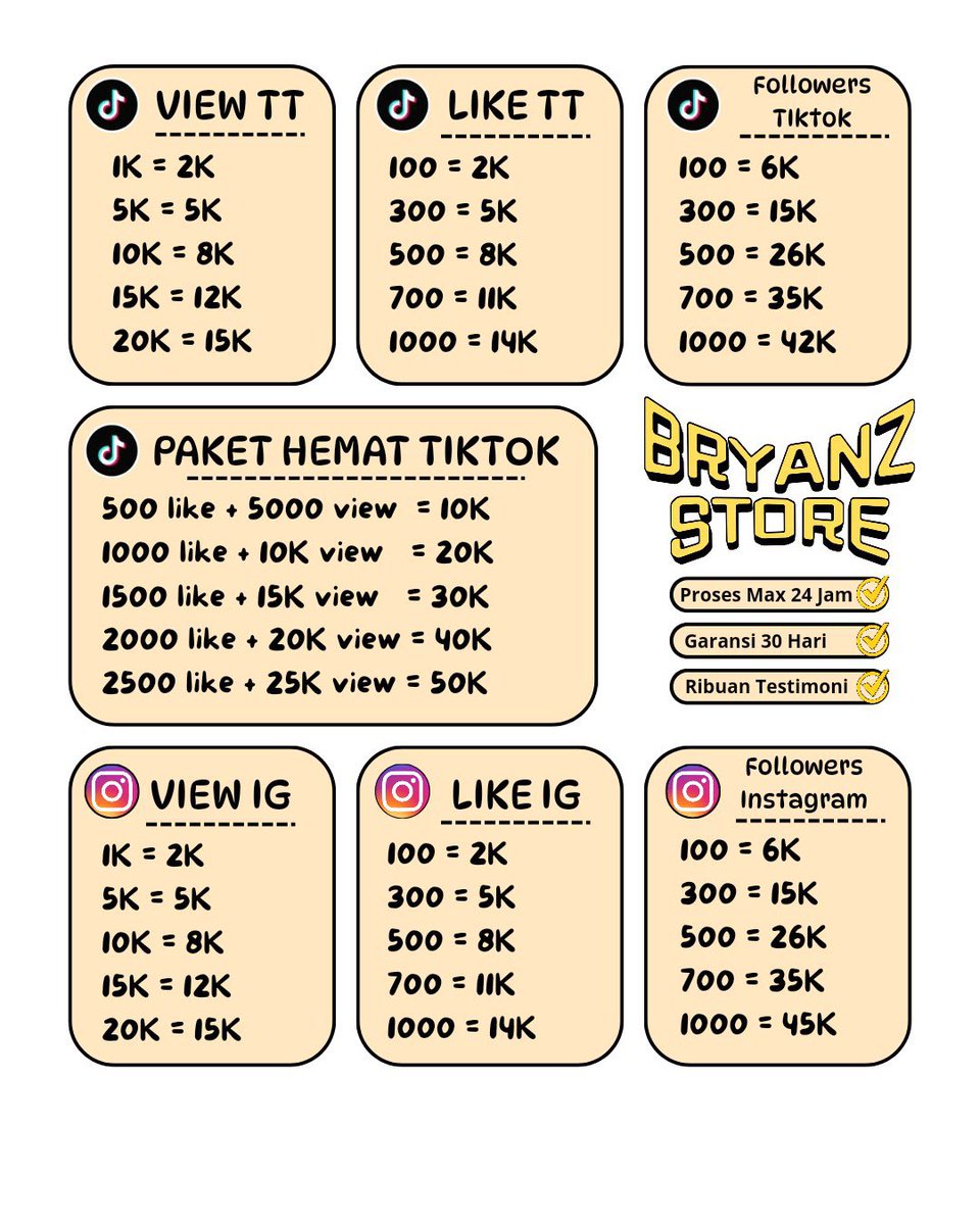 Bryanzstore's tweet photo. 5000+ TESTIMONI SINCE 2024‼️🤩 CEK LINKTREE!!

request dan order di linktree profil yaa

#zonauang #zonajajanRedA wts wtb followers jual beli folls like instagram ig tiktok indonesia view shoppe tt buy sell fyp jasa sosmed folls tiktok ig instagram tt indo https://t.co/F2iwEK7P7o