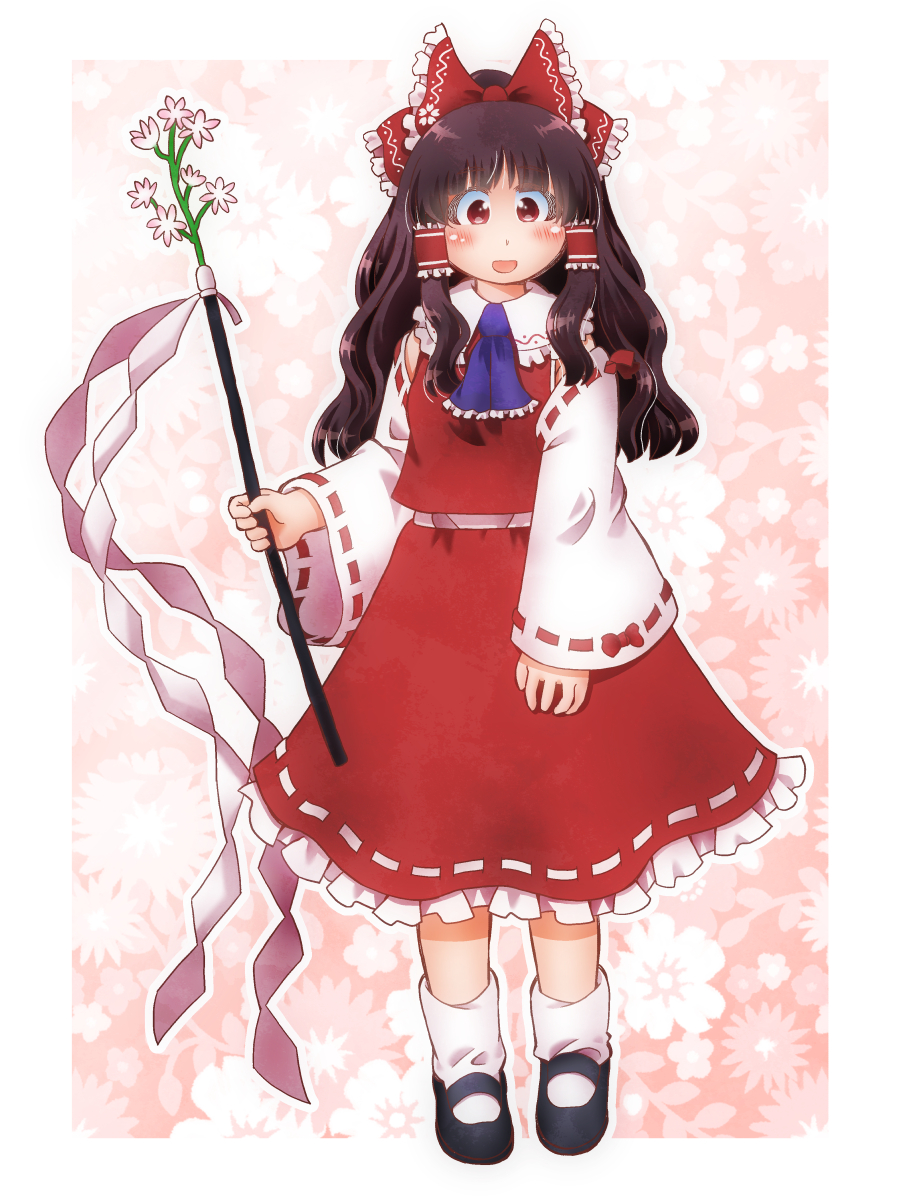 kabutogani13's tweet photo. 原作絵がゆるふわかわいい花映塚霊夢🌺✨ https://t.co/u3GERcFpT8