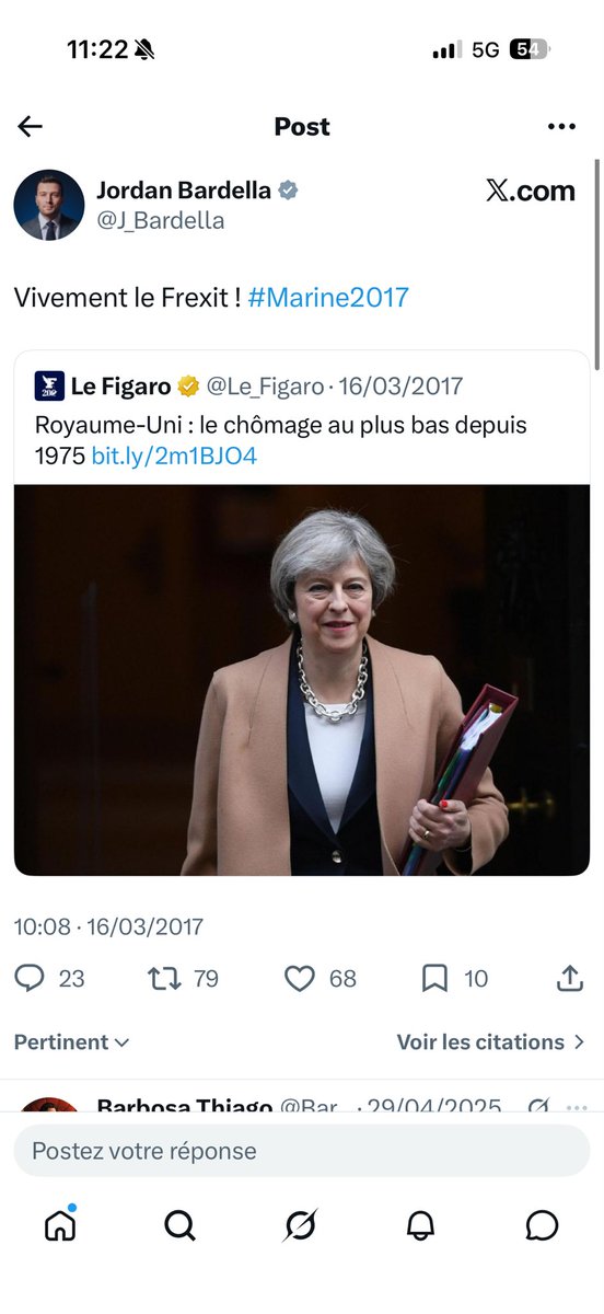 BarbosaThiago4's tweet photo. @Nounoursn42547 @Geronimuslll Ton RN pro UE c’est juste une arnaque. La 3ème république a détruit les traditions régionales françaises et la laïcité a détruit le catholicisme français. 
Le RN n’est pas du tout un parti conservateur chrétien https://t.co/ioAL3QOgYb