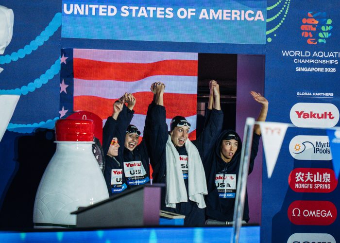 SwimmingWorld's tweet photo. Expect American Women's Swim Team to Continue Domination at Pan Pacs - https://t.co/oDre1vHlUv https://t.co/Fm8l1aYzBx