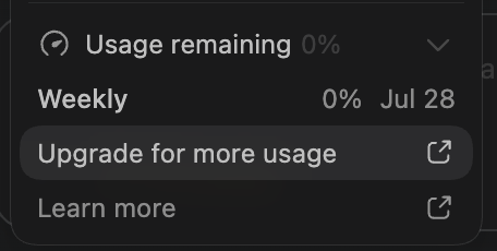 AbdullahElrubi's tweet photo. @thsottiaux I just did one task that ran for 7h 59m, and it was on 5.6 Sol with light reasoning. What I don't understand is that it only made a few changes and ate all my limit for Pro 5x.
Either optimize it or give us more usage limits, or just keep hitting the reset button daily. https://t.co/6ckCupHshg