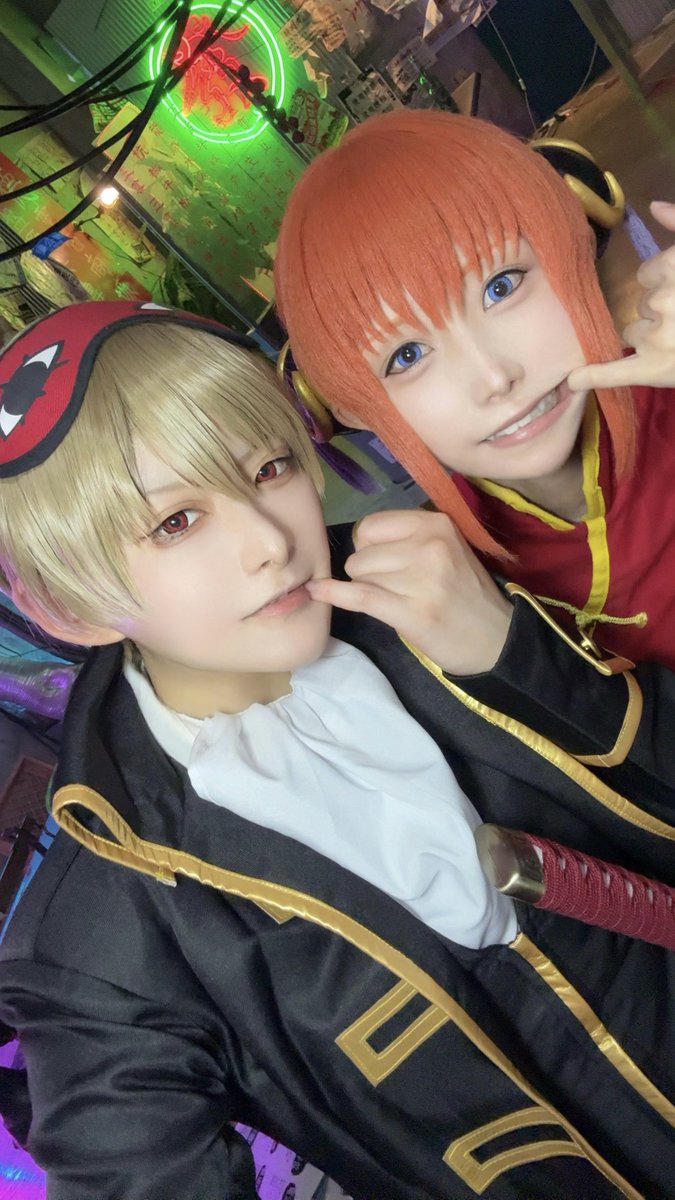 suzunemui's tweet photo. cos.沖神〜🎶 https://t.co/LlSXLThiK5