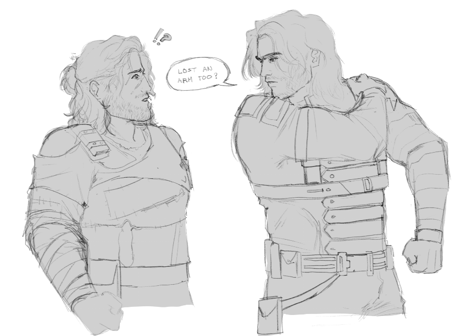 dumbdummils's tweet photo. i might finish this soon but guys.... consider.... #buckybarnes #simon #ironlung https://t.co/unxNmSl48i