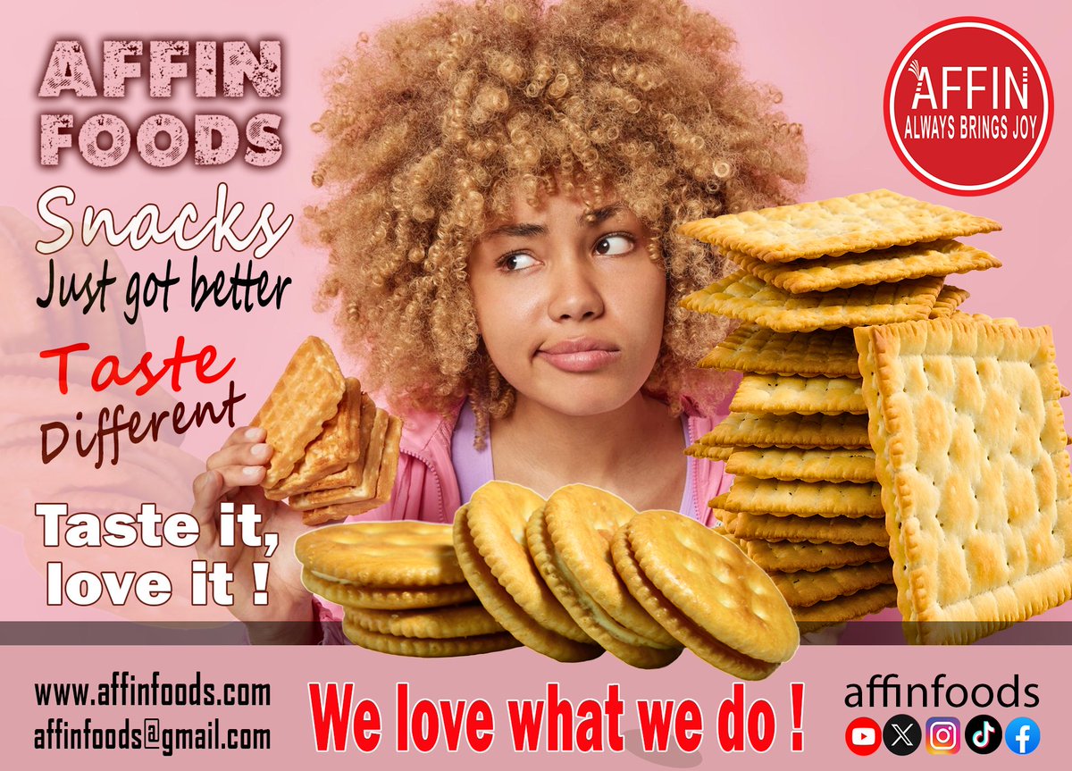 AffinGroupCom's tweet photo. Crunchy and spectacle taste.
#bitebetter #greattaste #crunchyfood #crunchy https://t.co/fKVpQWeTdV