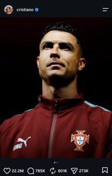 Precious_dev3's tweet photo. LAST WORLD CUP POST; 

Ronaldo = 22.2M Likes | 785K Comments 

Messi = 17.9M Likes | 1.2M Comments https://t.co/FCMU7vu4K9
