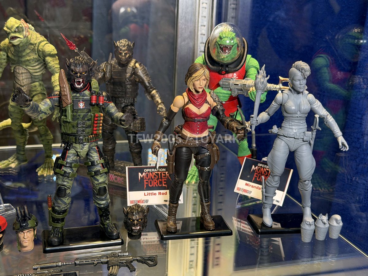 Toyark's tweet photo. SDCC 2026 – Big Bad Workshop Monster Force, NPC, Fury Force https://t.co/qGlvCMoa9o #toyark #actionfigures https://t.co/P5xiXFYAAD