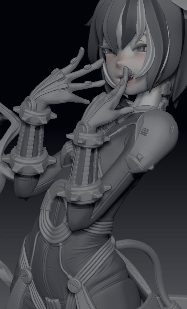 tetsu_cg's tweet photo. こちら「Charge」のスカルプト画像です！
7月26日開催のワンダーフェスティバルで再販します！
…ってもう明々後日ですね。ちょっとは涼しくなると良いなぁ
 #WF2026S #WF2026夏 https://t.co/z6BDikG4Gj