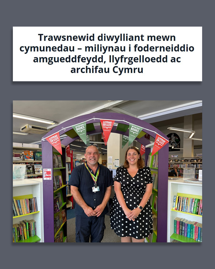 LlyrGruffydd's tweet photo. Newyddion gwych i sector diwylliant Cymru, gyda £5.28M yn cael ei fuddsoddi mewn amgueddfeydd, llyfrgelloedd ac archifau ledled y wlad
Rwy’n arbennig o falch o weld Amgueddfa Llangollen yn elwa o’r cyllid hwn, gan helpu i ddiogelu a rhannu hanes cyfoethog Clwyd i’r dyfodol 🏛️👏 https://t.co/kStCJpKhTC