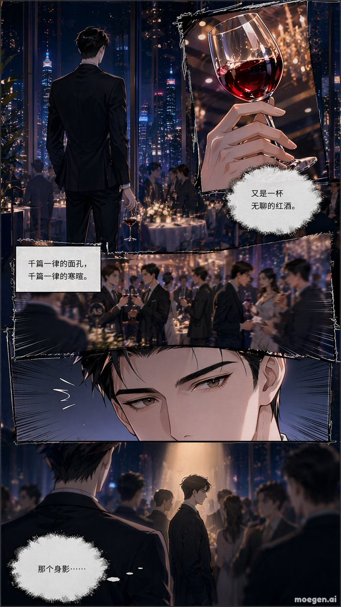MoeGen_CN's tweet photo. 第1集晚宴重逢，他已不是当年的他

沈砚辞出席年度商业晚宴，意外在人群中看到了一个熟悉的身影--消失了七年的林屿。昔日为他奋不顾身的青涩少年，如今已是气质清冷的知名建筑设计师，身边还站着温雅的律师季明轩。沈砚辞的心脏狠狠一缩，七年前的记忆如潮水般涌来。 https://t.co/luCNvLUIxz