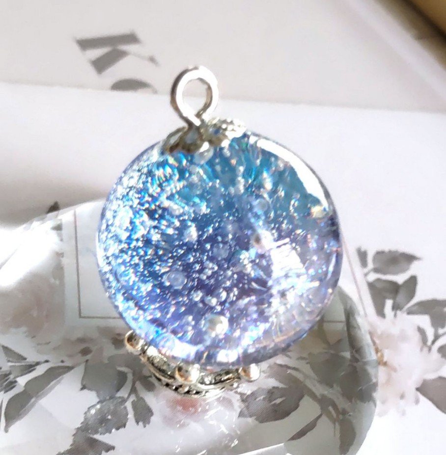 しゅわしゅわ玉✨ #ハンドメイド #レジン #炭酸 #海レジン