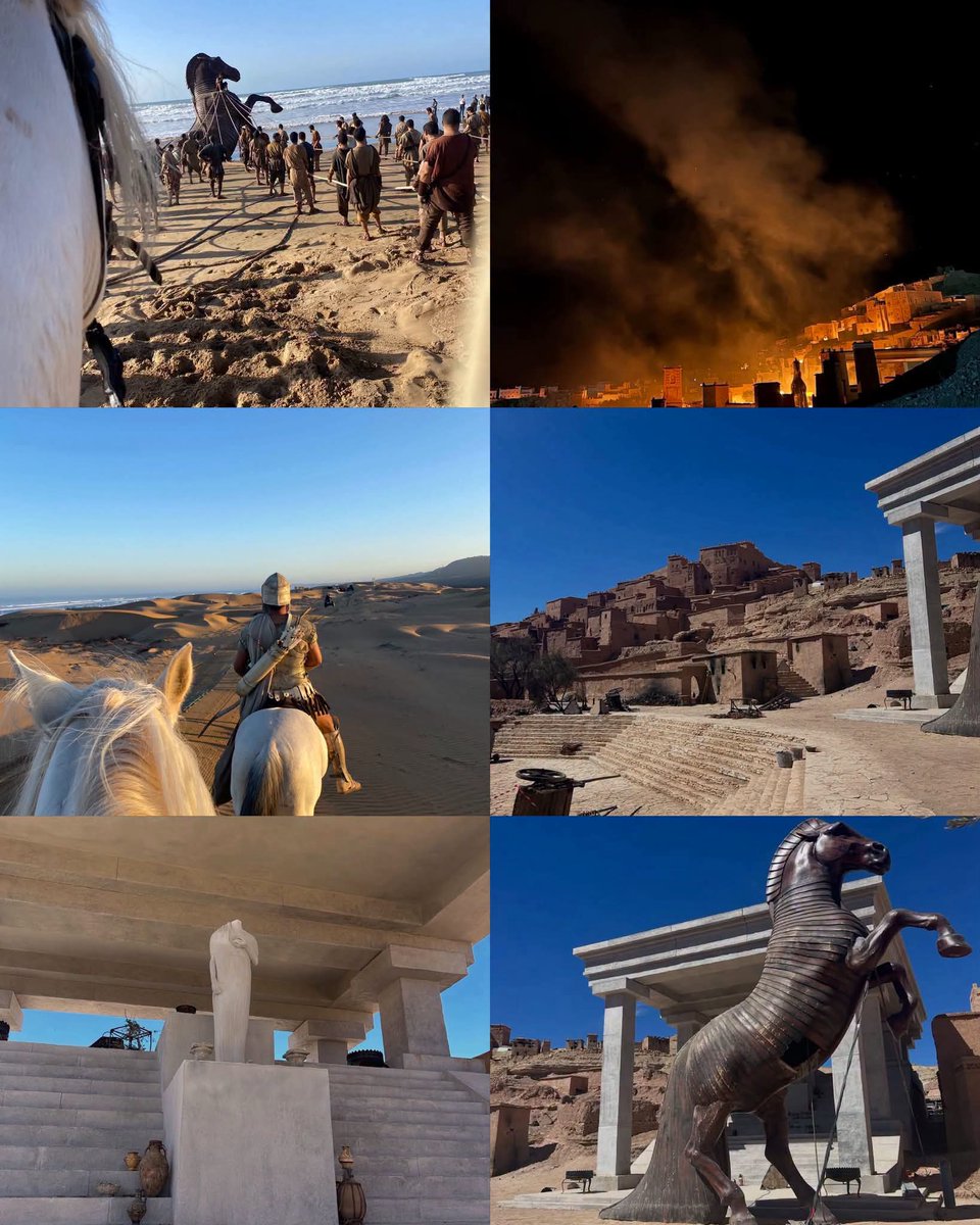 PeopleOfTheInt's tweet photo. Behind the scenes of Christopher Nolan’s ‘THE ODYSSEY’ 🎞️🔥 https://t.co/ilFR5RM6YW