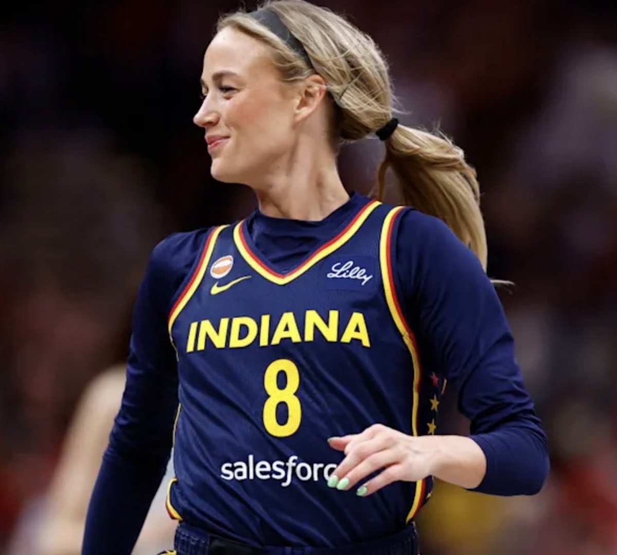 MAGAVoice's tweet photo. LET’S GO 🔥 Sophie Cunningham is not backing down from protecting WOMEN’S RIGHTS

MEN do NOT belong in WOMEN’S Sports

I STAND WITH SOPHIE https://t.co/golRAaj0GT