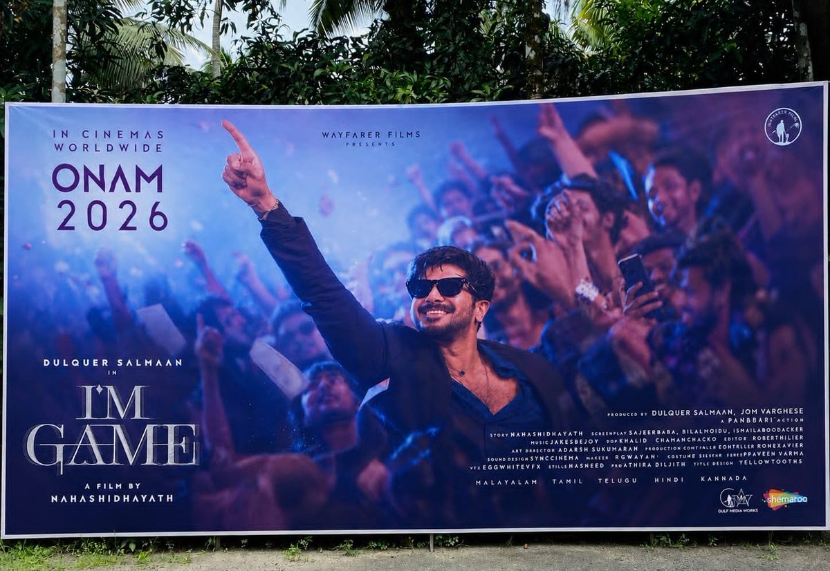 MalayalamReview's tweet photo. Dulquer Salmaan’s Onam Festival Entertainer #Imgame Coming to Cinemas On 20th August❤️🔥 https://t.co/ZAWvElNclE